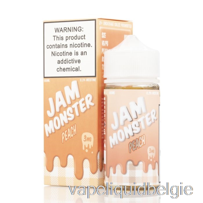 Vape Vloeibare Perzik - Jammonster - 100ml 3mg